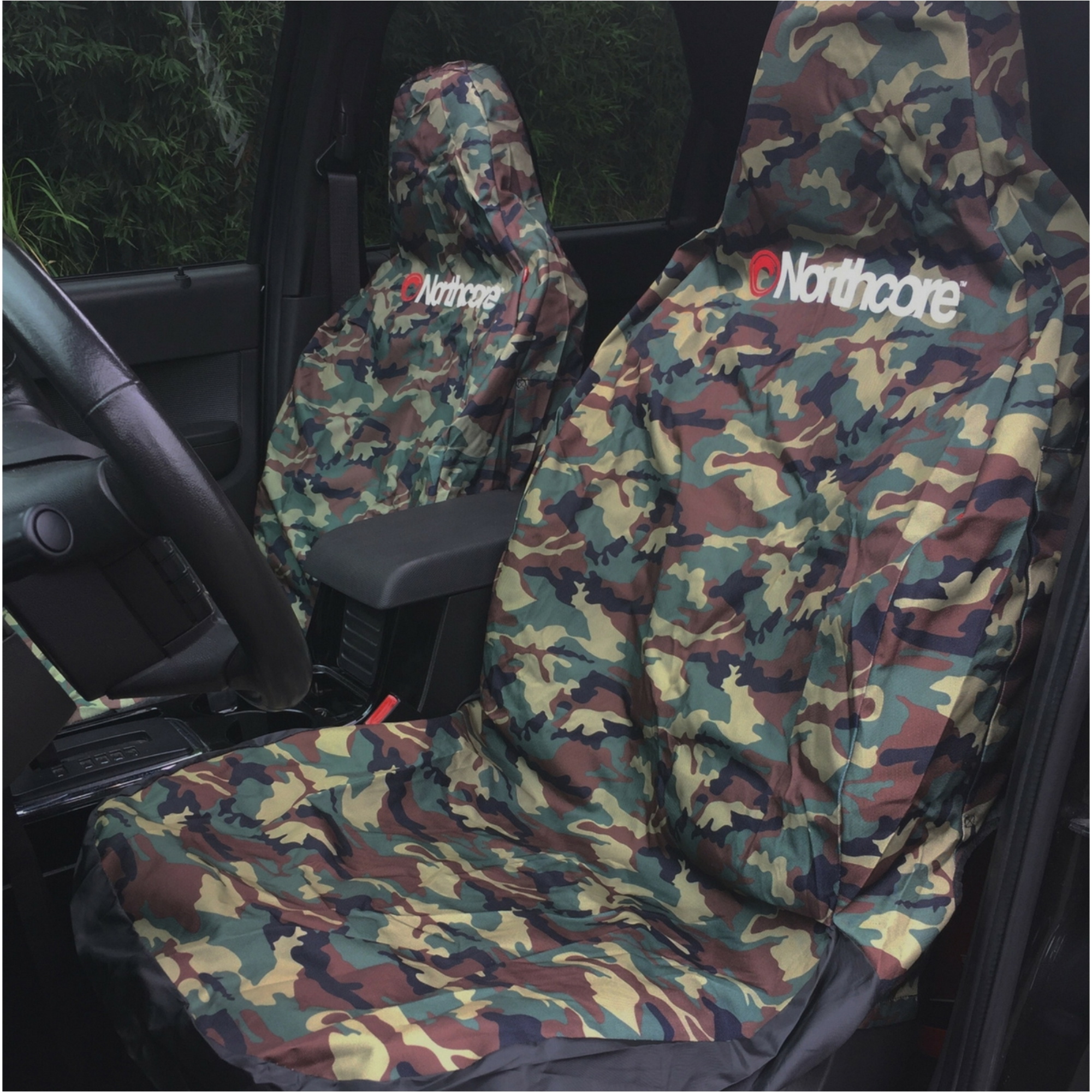 2026 Northcore Waterproof Car Seat Cover Bundle NWCSCC - Camo